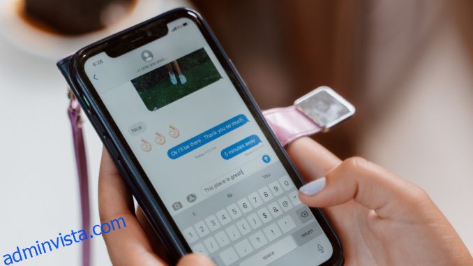 Hur man slutar dela läskvitton för texter på en iPhone