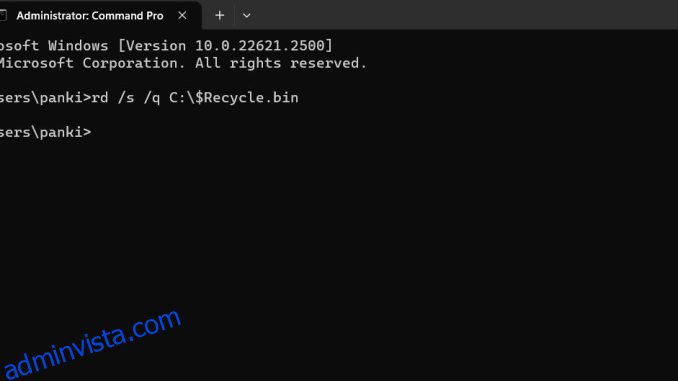 Så här åtgärdar du ett skadat papperskorg i Windows 10